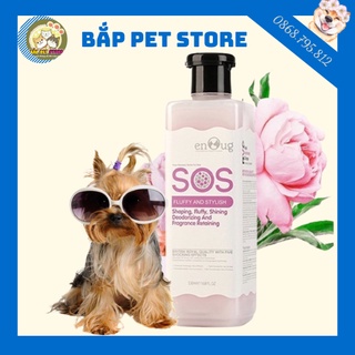 [SẴN] Sữa tắm SOS hồng, đen, xanh dành cho thú cưng lông dày và lông tạo kiểu, siêu thơm, lông siêu mượt