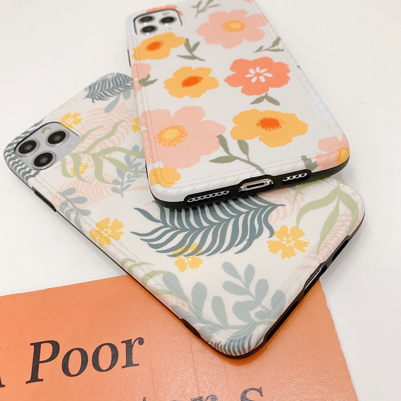 Ốp Điện Thoại Họa Tiết Hoa Xinh Xắn Dành Cho Iphone 11 Pro / Max / Xs / Xr / 8 Plus | BigBuy360 - bigbuy360.vn
