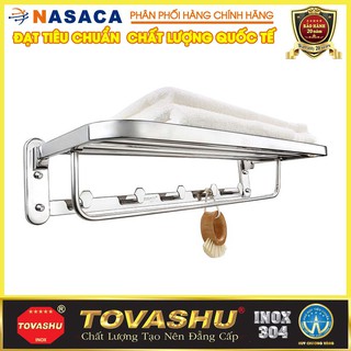 Máng Khăn Bồn Xếp Tovashu PS2 - Inox 304, bảo hành 20 năm