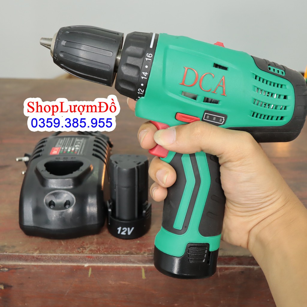 thân máy khoan dùng pin DCA 12v ADJZ10-10 (chưa bao gồm pin và sạc)