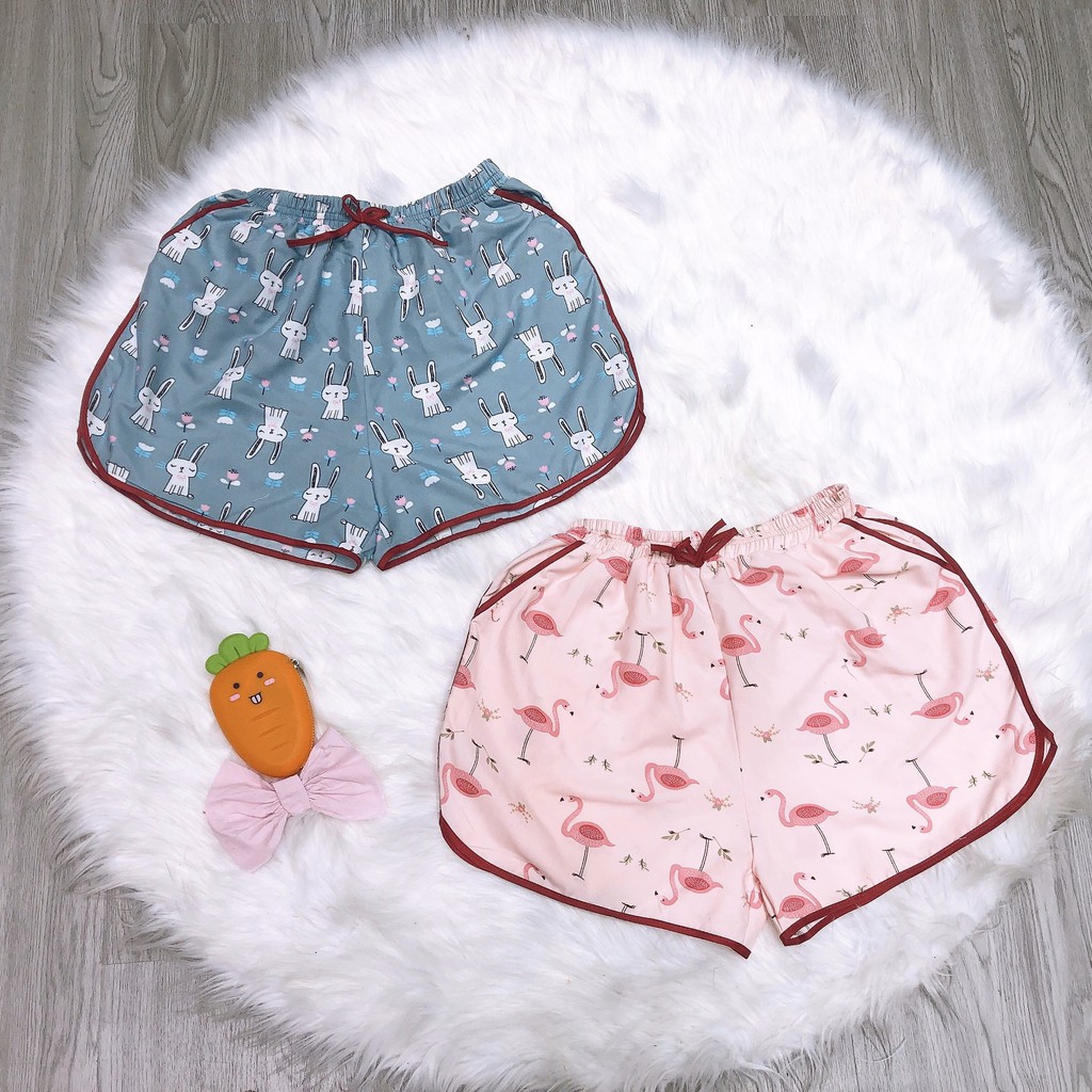 đơn 99K] Quần đùi Kate Thái mặc nhà họa tiết cute ❤️ | BigBuy360 - bigbuy360.vn