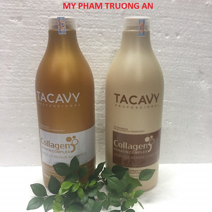 Cặp dầu gội xả TACAVY colagen karetin