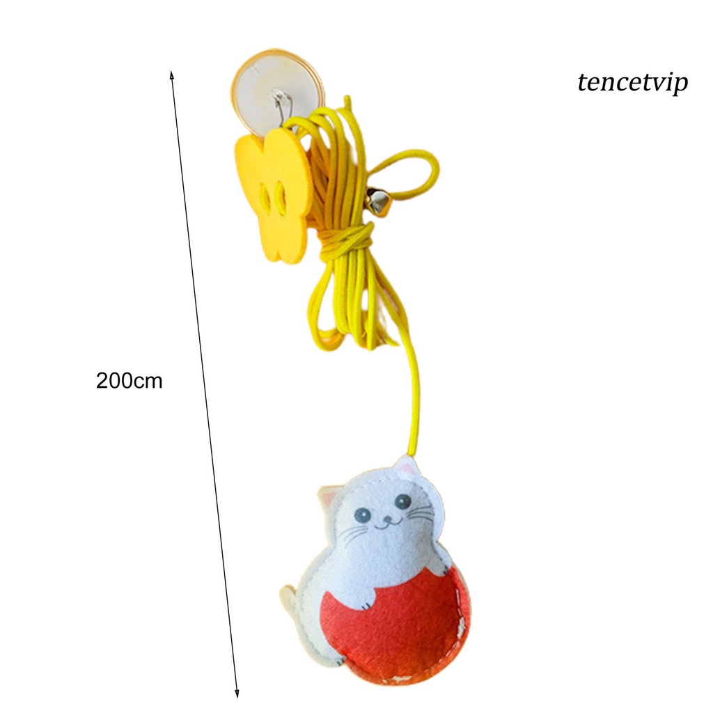 Đồ chơi dây treo bằng nylon 200cm có thể thu gọn giảm căng thẳng cho mèo cưng