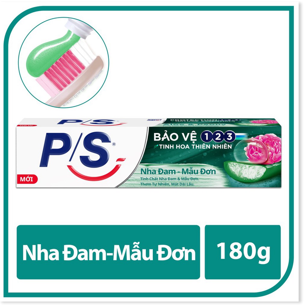 [Mã chiết khấu giảm giá sỉ mỹ phẩm chính hãng] Kem đánh răng P/S Bảo Vệ 123 (180g/190g)