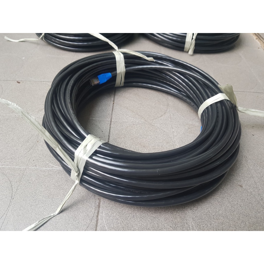 60m đến 70m cáp mạng ngoài trời ENSOHO chuẩn UTP Cat6 lõi CCA