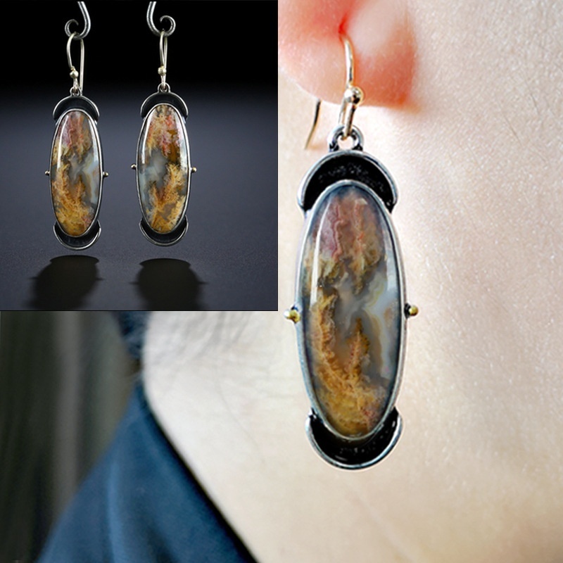 Hoa Tai Dáng Dài Phong Cách Bohomian Hợp Thời Trang