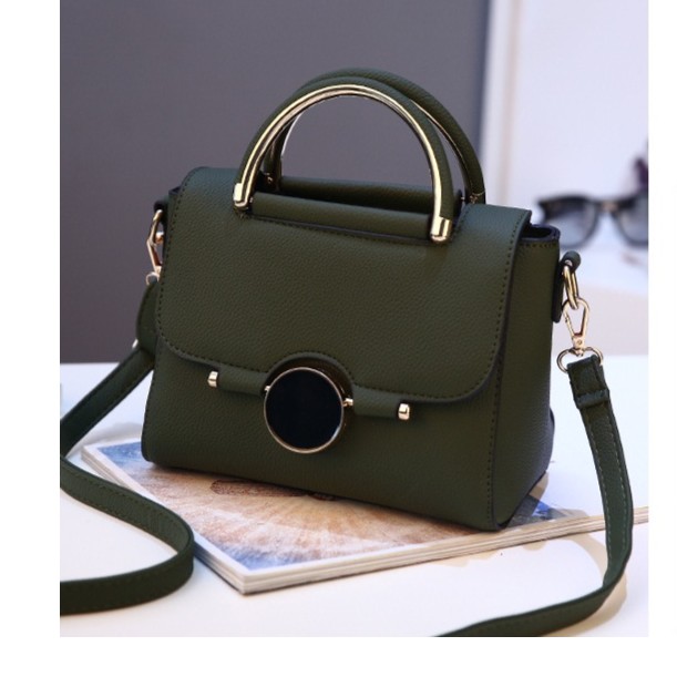 Túi Đeo Chéo Nữ Thời Trang (Khóa Tròn Đen) | BigBuy360 - bigbuy360.vn