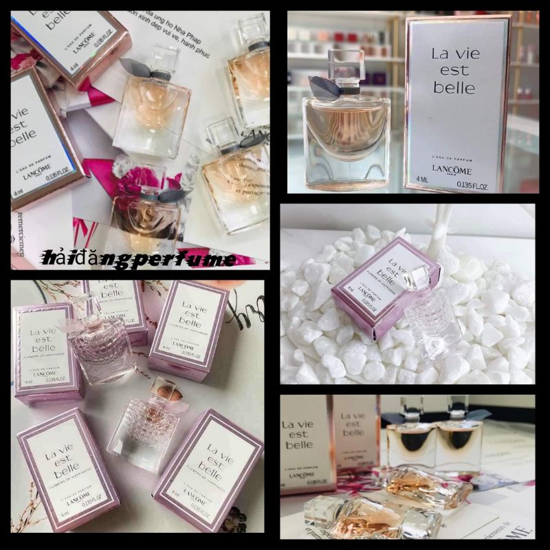 Nước hoa lancome 𝐋𝐚 𝐕𝐢𝐞 𝐄𝐬𝐭 𝐁𝐞𝐥𝐥𝐞 mini 4ml🌾 nhỏ xinh - ngọt ngào - quyến rũ🍇
