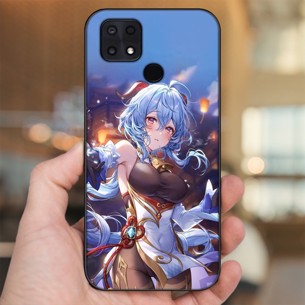 Ốp lưng Xiaomi Poco C40 viền đen in hình Ganyu Genshin Impact