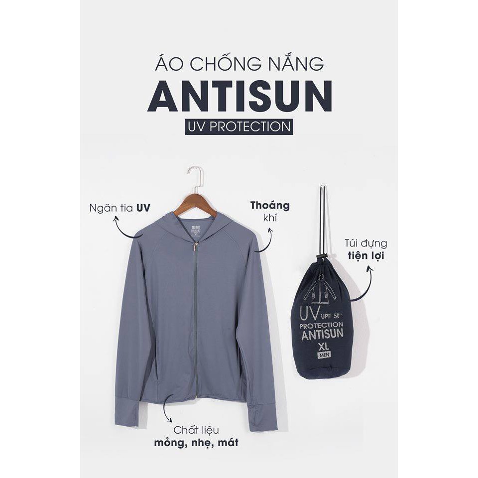 Áo chống nắng Uni Antisun Nam Nữ -Chất thun co dãn thoáng mát