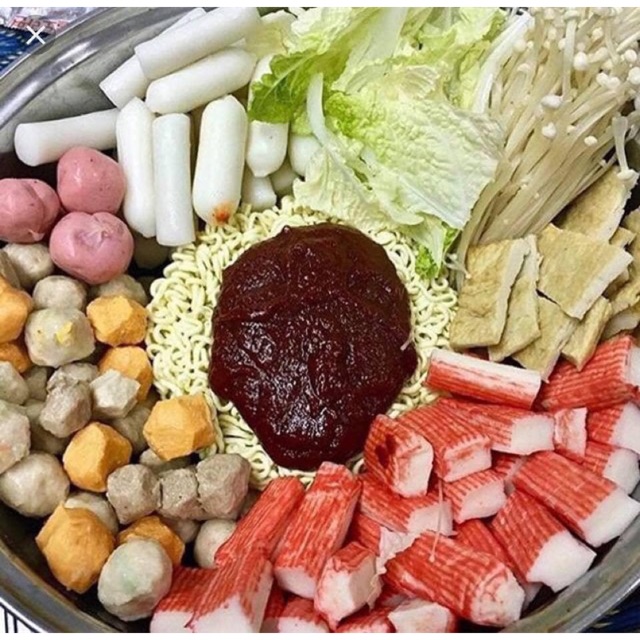 Combo 7set lẩu tokbokki 2 ng ăn