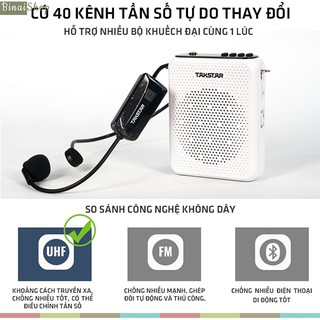 Máy trợ giảng không dây UHF, Bluetooth Takstar E300W [Bảo hành 12 tháng]