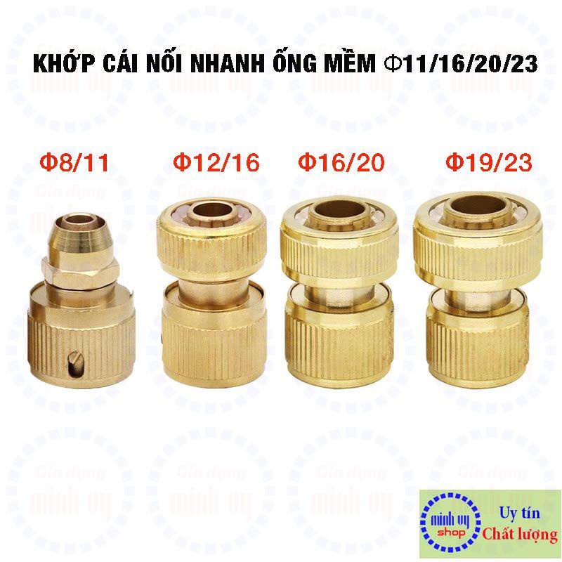 Khớp nối nhanh ống nước bằng đồng, khớp nối ống nước đầu vào cho máy rửa xe, máy bơm cao áp