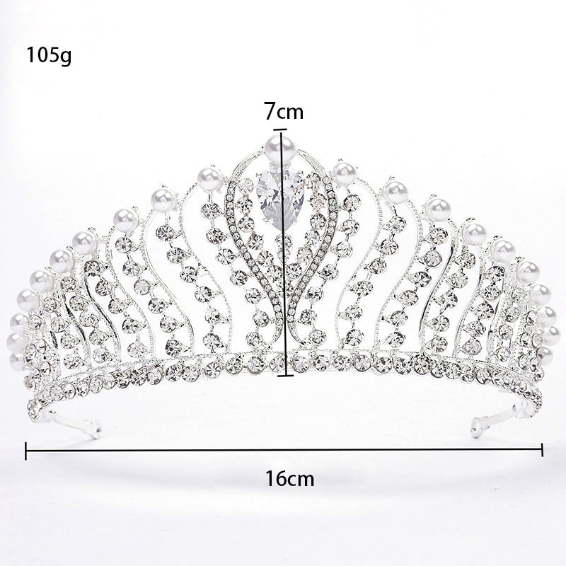 Vương miện cài tóc sang trọng quý phái cho cô dâu