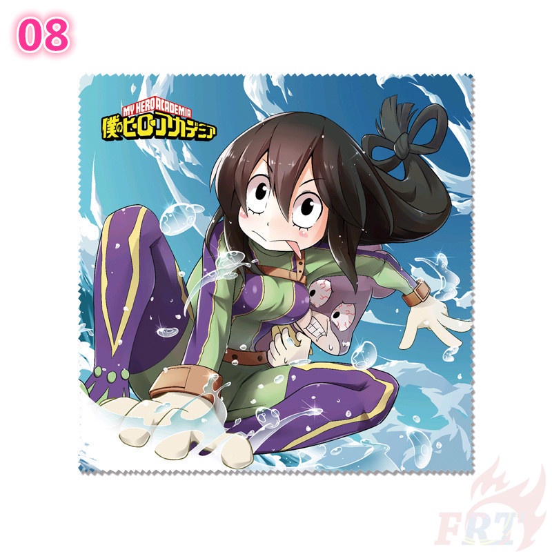 ★ Dụng Cụ Vệ Sinh Mắt Kính Họa Tiết Anime My Hero Academia ★ 1 Khăn Lau Kính, Màn Hình Điện Thoại