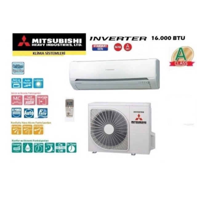 [Mã ELHA22 giảm 5% đơn 300K] Điều hoà treo tường Mitsubishi Electric 9000-12000BTU