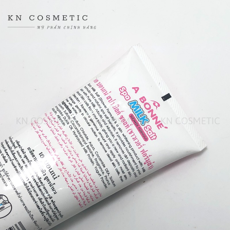 TUÝP Muối Tắm Sữa Bò Thái Lan Spa A Bonne Làm Trắng Da, Tẩy Tế Bào Chết A Bonne 2 in 1 Spa Milk Salt Shower Formula 350g | BigBuy360 - bigbuy360.vn