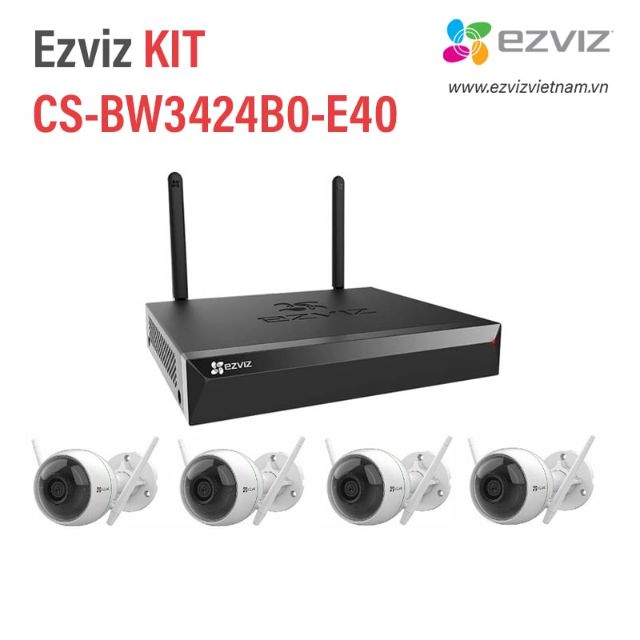 Bộ Kit Camera Wifi Ezviz CS-BW3424B0-E40