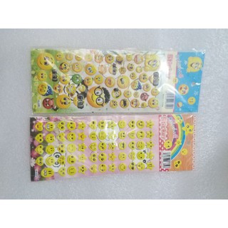 Sticker nổi mặt cười cute