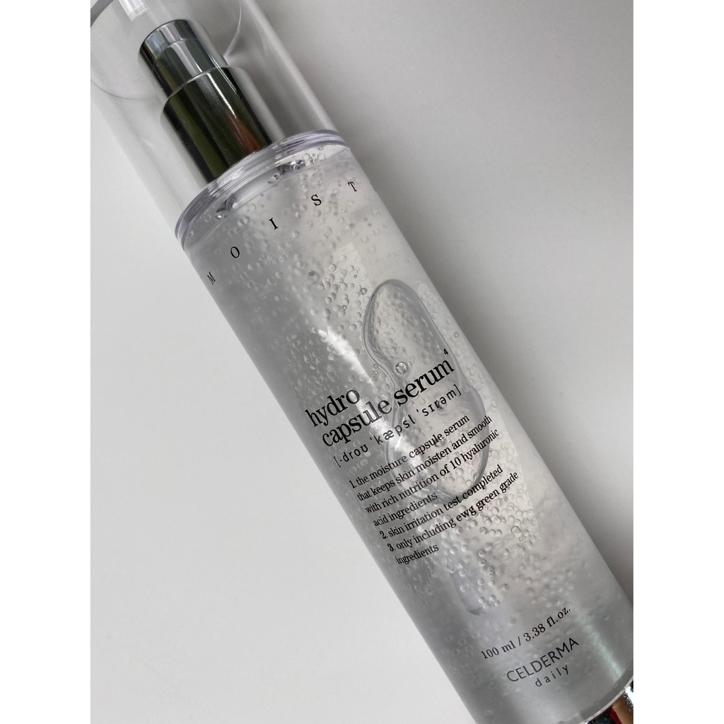 Serum siêu dưỡng ẩm CELDERMA daily Hydro Capsule Serum 100ml