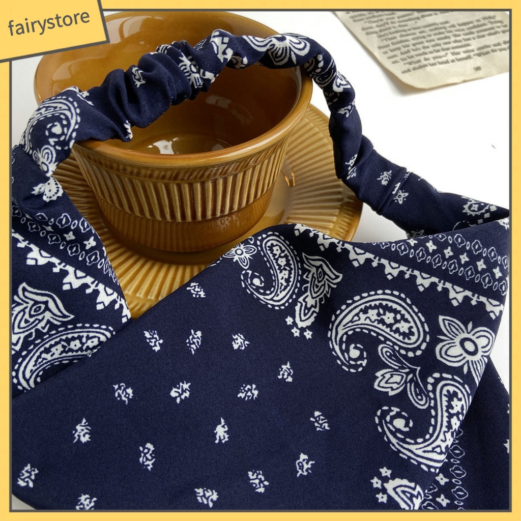 Băng Đô Cài Tóc Hình Tam Giác Co Giãn Phong Cách Bohemia Cổ Điển