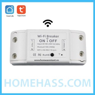 Công Tắc Wifi Thông Minh10A Tuya Basic