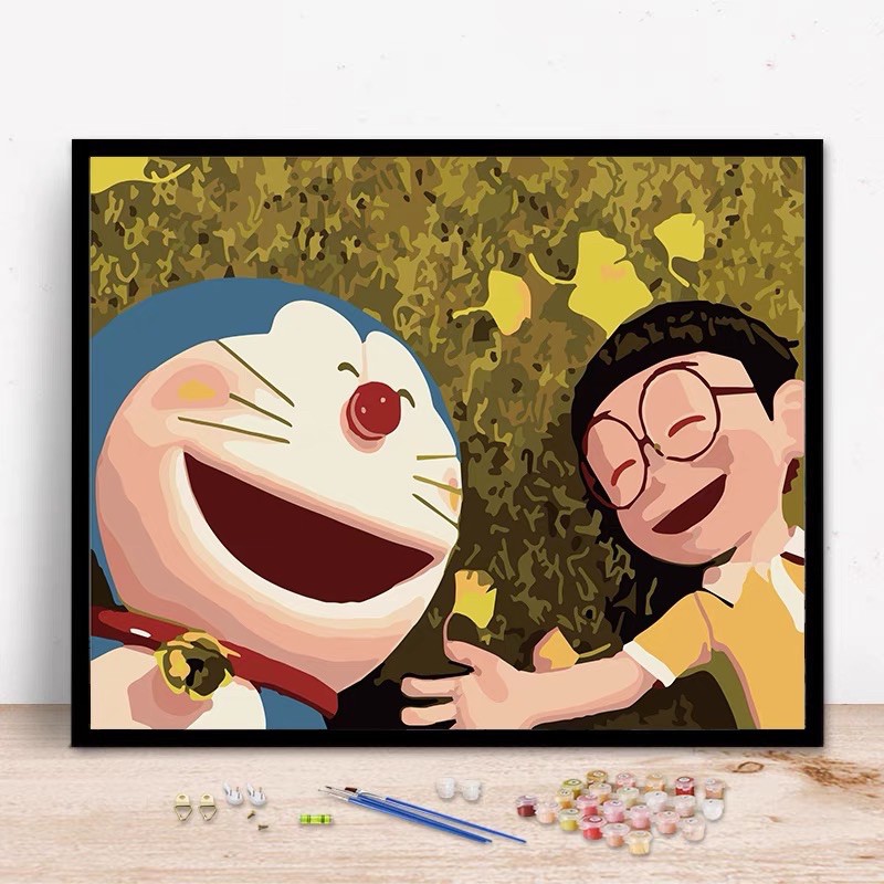 [Sẵn]Trang Sơn Dầu Tự Tô Số Hoá Nobita and Doremon