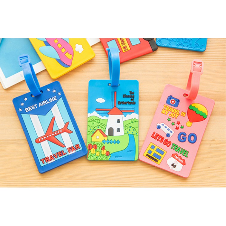 -Combo 2 Thẻ đeo hành lý treo vali