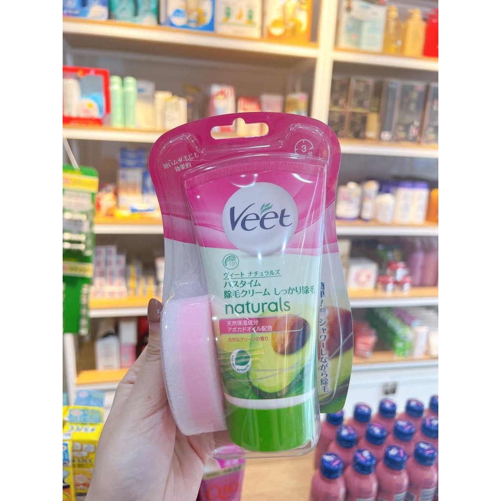 Kem tẩy lông Veet Nhật Bản dành cho da nhạy cảm Chính Hãng
