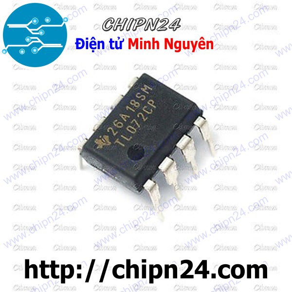 [2 CON] IC TL072 DIP-8 (TL072CP 072)