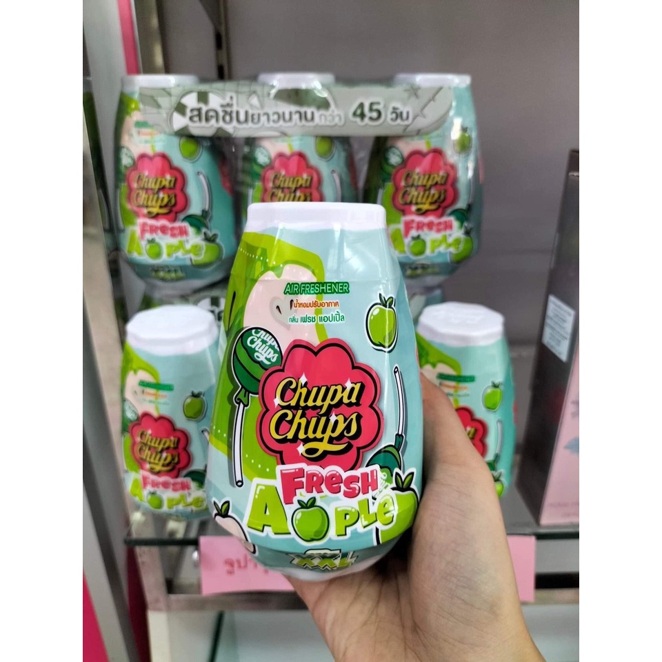 Sáp thơm phòng Chupa Chups Gel Air Freshener ngọt lịm kẹo trái cây size XXL sử dụng lên đến 45ngày - Thái Lan