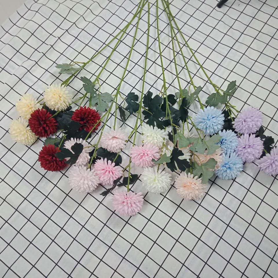 Hoa giả | HOA CÚC PANSY Loại 1 giống thật - 1 Cành 1 Bông Lớn milkdecor-123