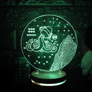 Đèn led 3D - Cung Hoàng Đạo - Bảo Bình