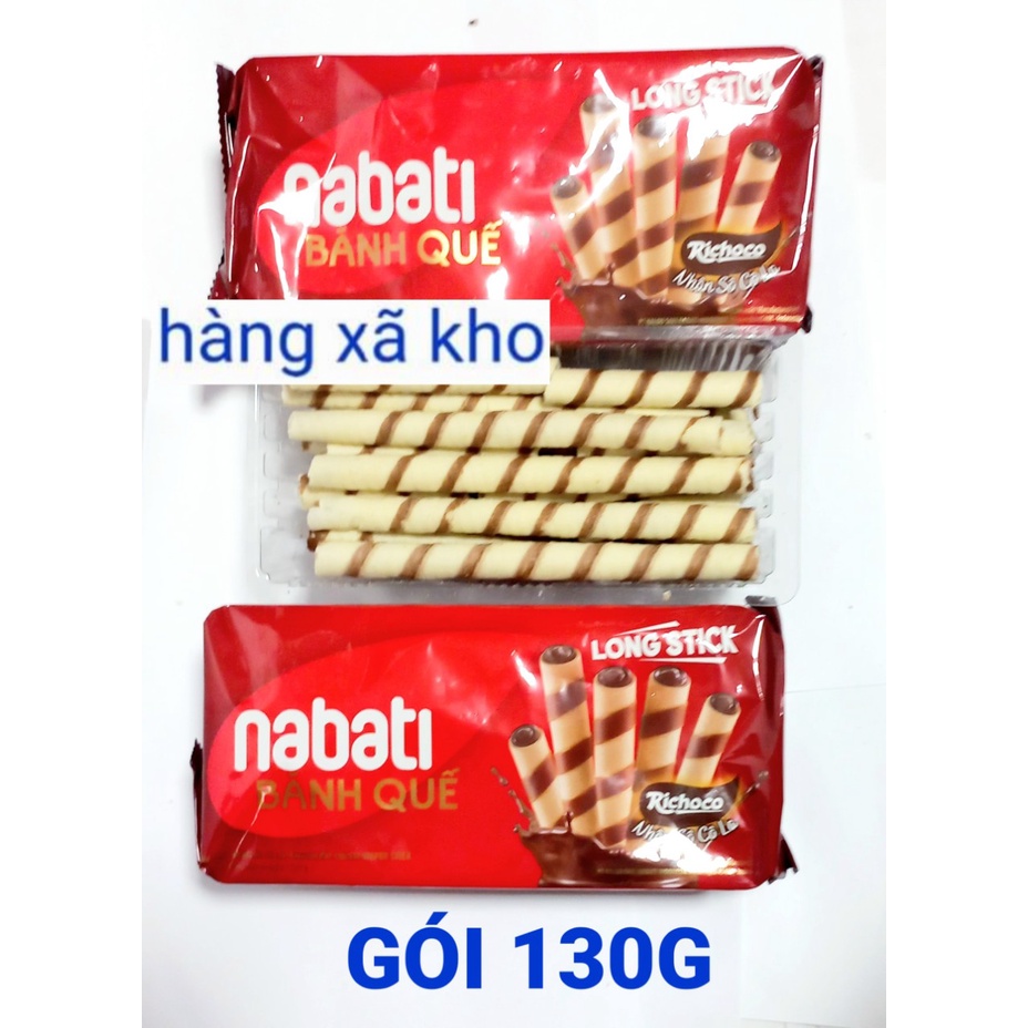 bánh quế nabati nhân kem socola 130gr, hsd :12.2022