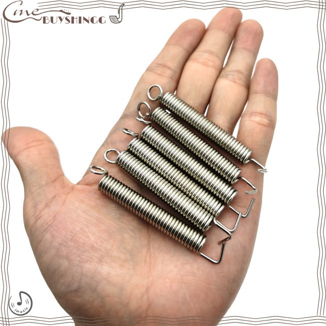 6 Pcs Electric Guitar Tremolo ST(opp) Springs For Spring