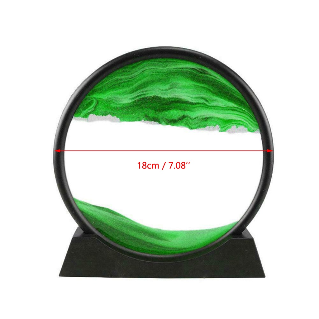 Tranh cát lún thủy tinh món quà thủ công trang trí nhà sáng tạo 3d tùy chọn họa tiết và kích thước