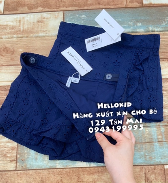 Quần váy đục lỗ navy | BigBuy360 - bigbuy360.vn