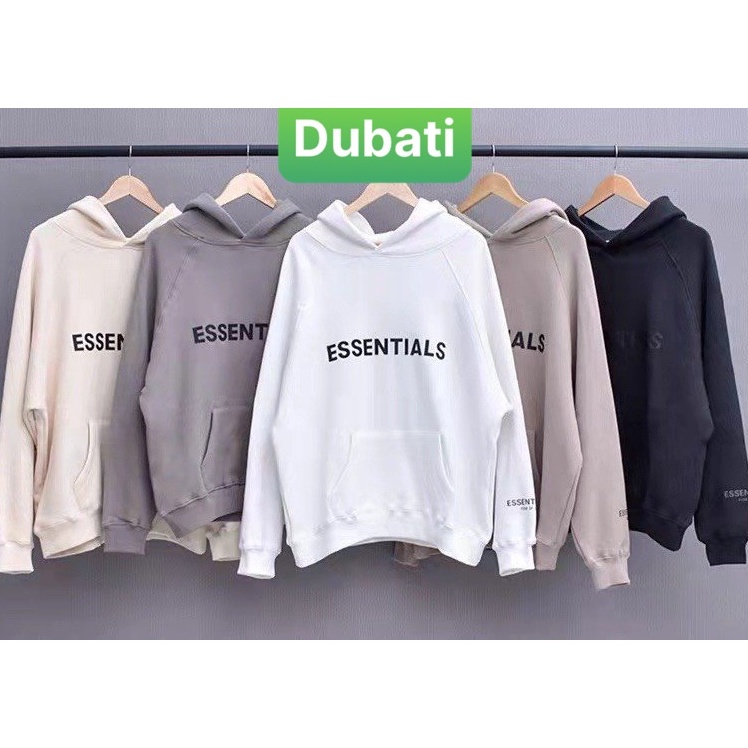 ÁO HOODIE, ÁO NỈ CHỐNG LẠNH NẮNG ESSENTIALS HOT TREND KIỂU MỚI - DUBATI FASHION