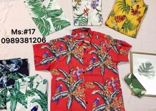 Áo hoa quả chất tơ đũi Thái (#09->#17)