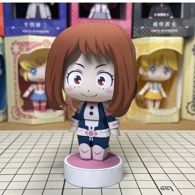 Mô hình giấy nhân vật Boku No Hero Academia My Hero Academia - Mô Hình Todoroki , Bakugo , Deku - Kit Mô Hình Anime