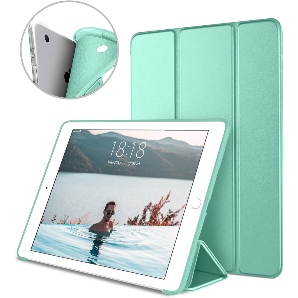 Bao da silicone dẻo - Smart cover dành cho iPad 10.2 Inch tự động tắt mở màn hình