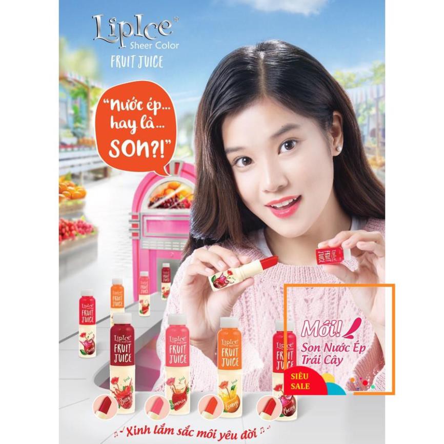 Son dưỡng chiết xuất trái cây Lipice Sheer Color Fruit Juice 4g