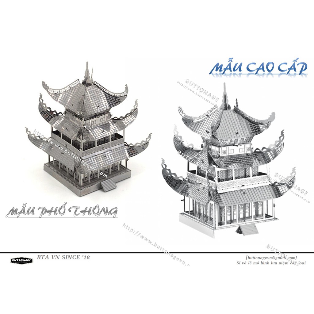 Mô Hình Lắp Ráp 3d Lầu Nhạc Dương