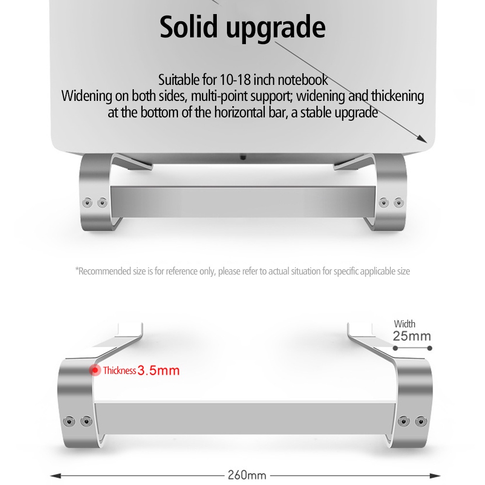 Giá Đỡ Laptop MacBook Pro Huawei 10-18 Inches Bằng Hợp Kim Nhôm