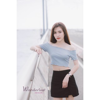 Áo Croptop trễ vai - Shoulder Top