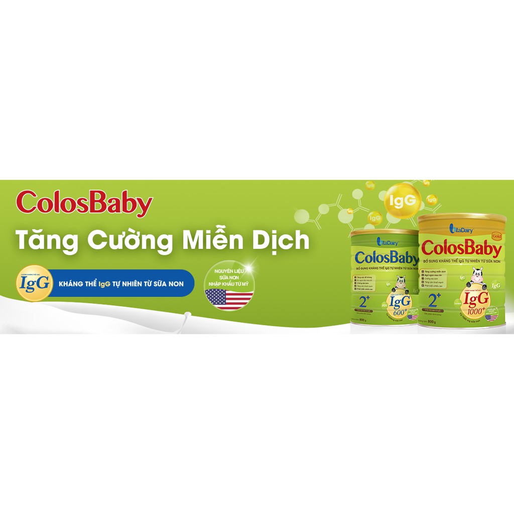 Sữa bột pha sẵn Colosbaby Gold 110ml - 1 thùng 48 hộp