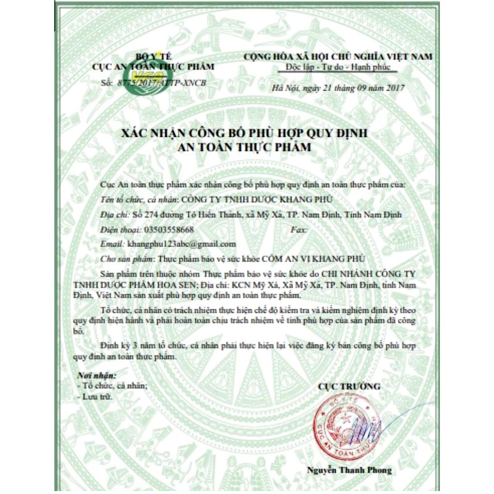 An Vị Khang Phú - Hỗ trợ làm giảm tổn thương dạ dày, tá tràng, giảm các triệu chứng như ợ hơi, ợ chua, đầy bụng
