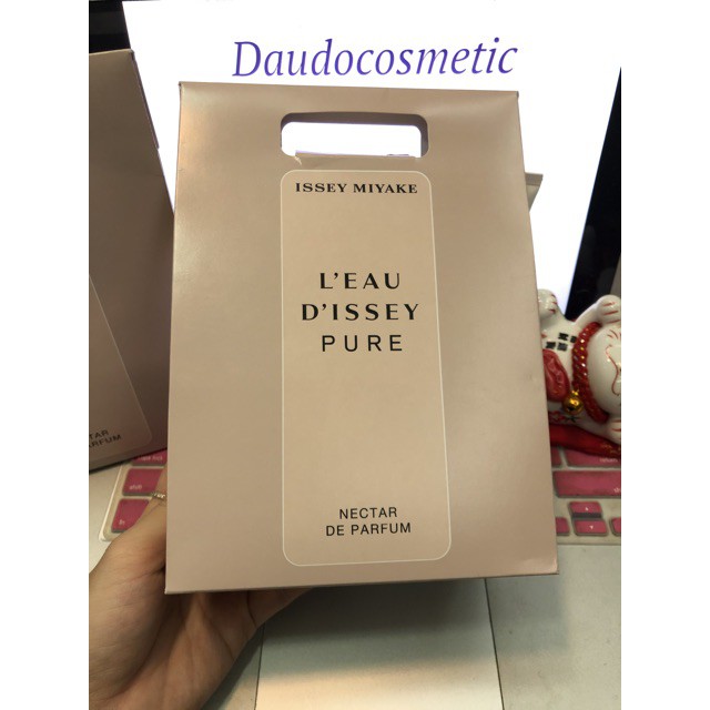 [ setmini nữ ] Nước hoa Issey Miyake L’eau D’Issey Pure Nectar De Parfum 10ml + Body Lotion 75ml . Chính Hãng Cao Cấp