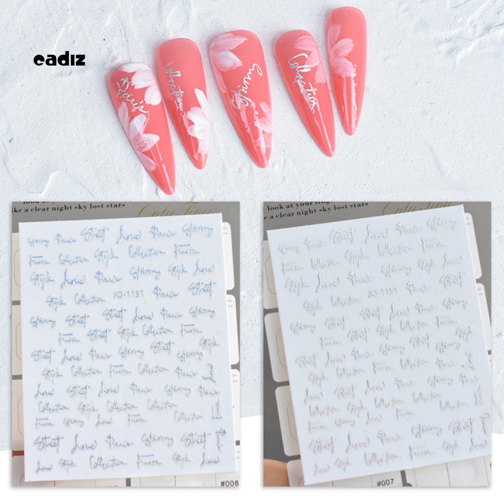 Miếng Dán Trang Trí Móng Tay Chống Rơi Hình Trái Tim Màu Aurora