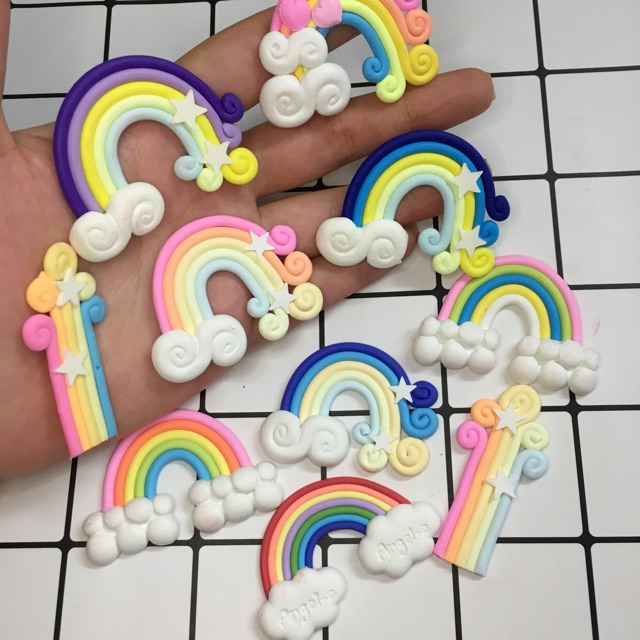 Charm cầu vồng to 6